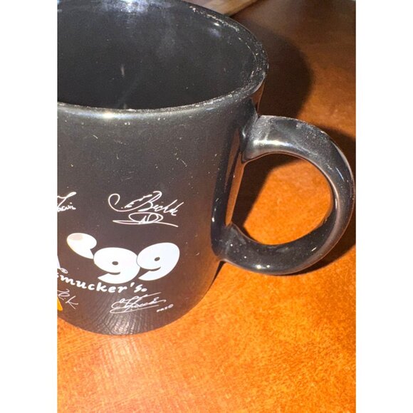 Discover Stars Black Coffee Mug With Signatures & 1999 Smuckers Branding - Picture 3 of 6